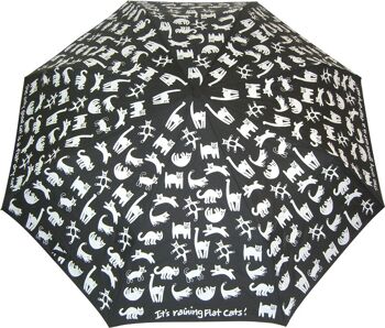 Parapluie Pliant Plat Chats - CFCF