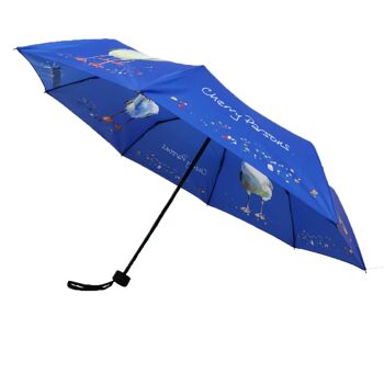 Parapluie compact Cherry Parsons 4 Panel Seagull Design - CPF4SDB 2