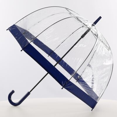 Everyday Clear Dome Vinyl Umbrella Blue - EDBCB