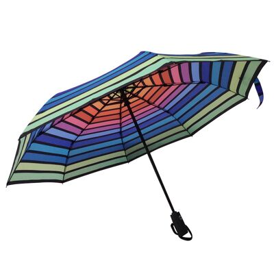 Everyday Horizontal Rainbow Folding umbrella version A - EDFHRAINA