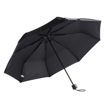 Parapluie Télescopique Homme Noir ouverture manuelle - EDFM100 2