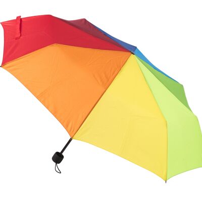 Parapluie arc-en-ciel pliant de tous les jours de la collection Soake - EDFRAIN