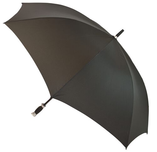 Super De-Luxe Auto Golf Umbrella Black - EDGPARBL