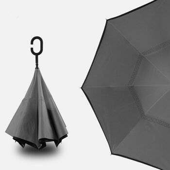 Parapluie intérieur gris uni - EDIOGRE 3
