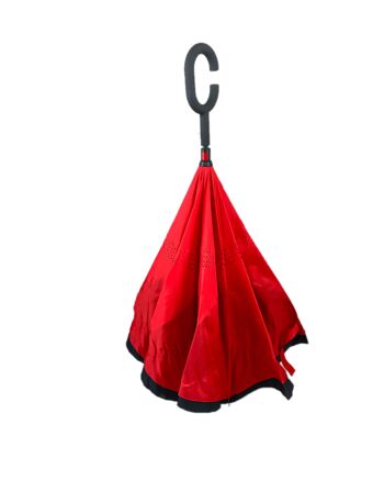 Parapluie intérieur rouge uni - EDIORED 3