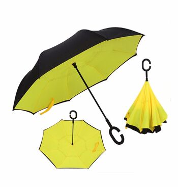 Parapluie intérieur jaune uni - EDIOYEL 2