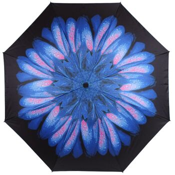 Parapluie pliant inversé Everyday Daisy bleu - EDRFFBD 4