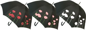 Parapluie coquelicot à changement de couleur - EDSPOPC