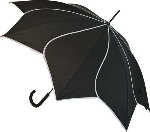 Black  Swirl Umbrella  - EDSSWBL