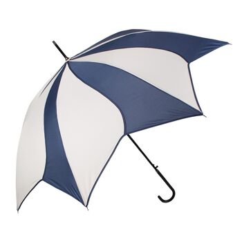 Parapluie Canne Swirl Crème et Bleu Marine - EDSSWC/N 3