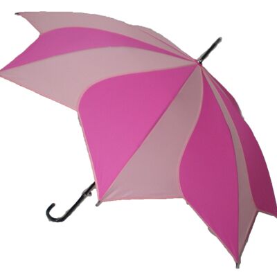 Dunkelrosa Swirl-Regenschirm - EDSSWPP