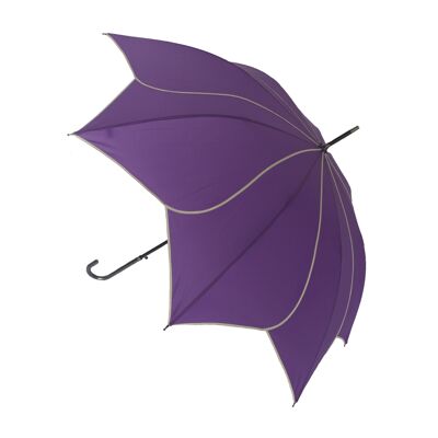 Purple Swirl Walking Stick Umbrella - EDSSWPU