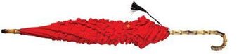 Parapluie canne rouge Fifi Frilly - FIFRED 2