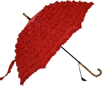 Parapluie canne rouge Fifi Frilly - FIFRED 3