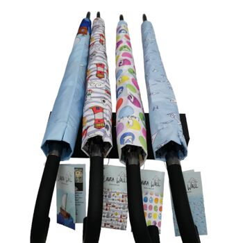 Parapluie droit design Laura Wall Stripes - LWSS 2