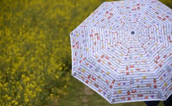 Parapluie droit design Laura Wall Stripes - LWSS 3