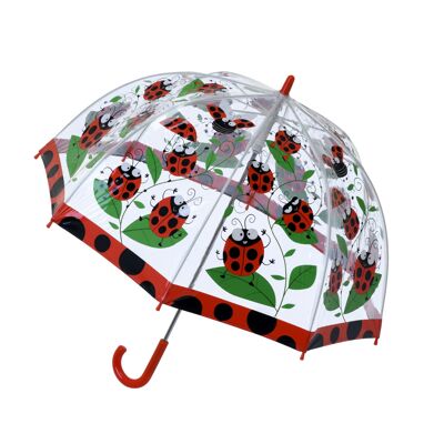 Paraguas de PVC Ladybird para niños de Bugzz @ Soake Kids - SBULB