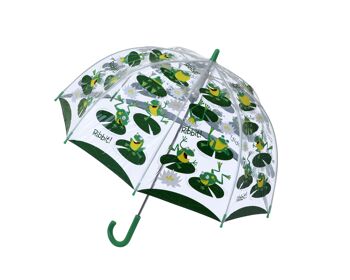 Parapluie grenouille en PVC pour enfants de Bugzz @ Soake Kids - SBUFG 1