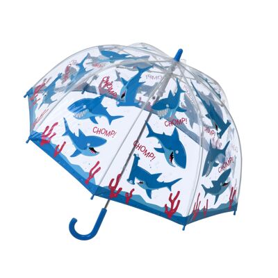 Paraguas de PVC Shark para niños de Bugzz @ Soake Kids - SBUSHA