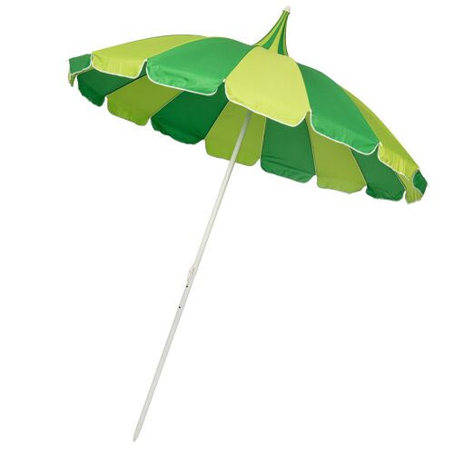 Pagoda style Garden or Beach Parasol Green - SGPPGG