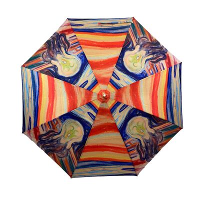 Ombrello pieghevole StormKing Munch Scream in confezione regalo - SKAFMS