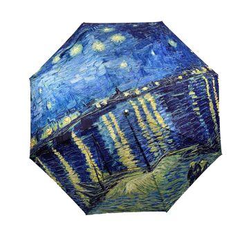 StormKing Van Gogh Over The Rhone Parapluie Pliant Coffret Cadeau - SKAFOTR