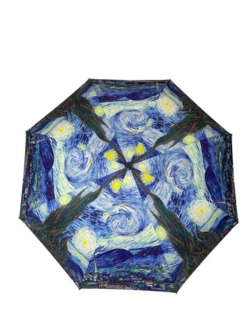 StormKing Van Gogh Starry Night Parapluie Pliant Coffret Cadeau - SKAFSN