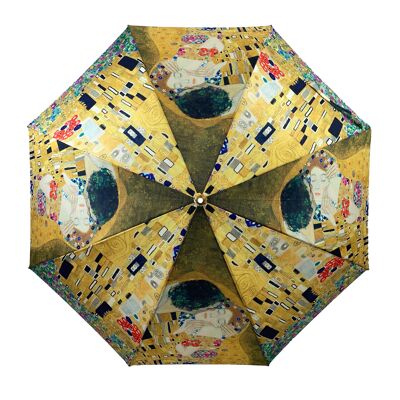 StormKing Klimt The Kiss Paraguas plegable en caja de regalo - SKAFTK