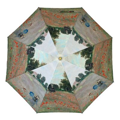 Storm King Classic Monet Poppy Field Canne Parapluie - SKCAPF