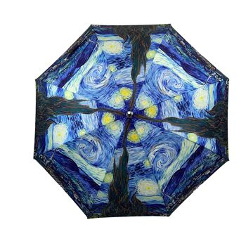 Storm King Classic Van Gogh Starry Night Canne Parapluie - SKCASN