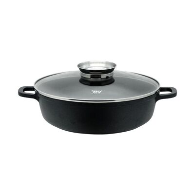 Round slow cooker with lid 28 cm Elo Alucast