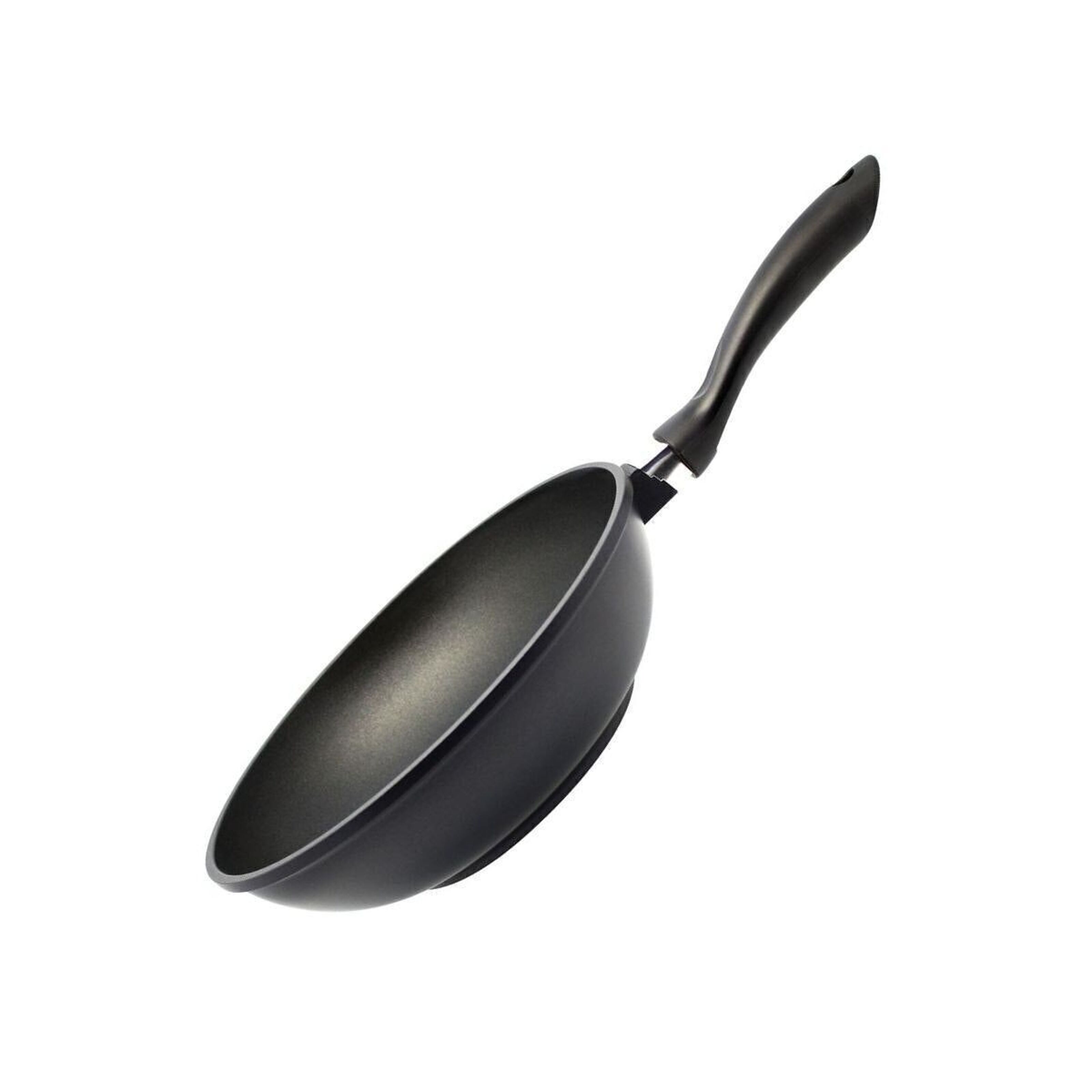 Poêle wok en aluminium avec couvercle en verre 20 cm Elo Smart life