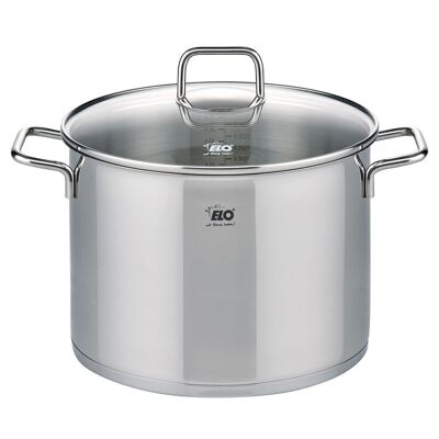 Stainless steel pot with glass lid 26 cm Elo Citrin