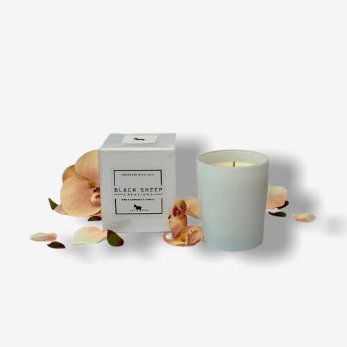 Pink Fizz & Pomelo Signature Candle - White Gloss Jar