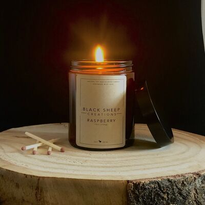 Raspberry Apothecary candle - Small