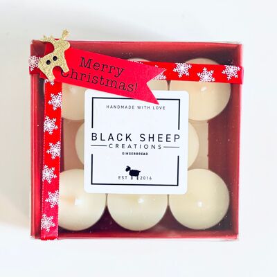 Christmas Tealights - Ginderbread - Red Box