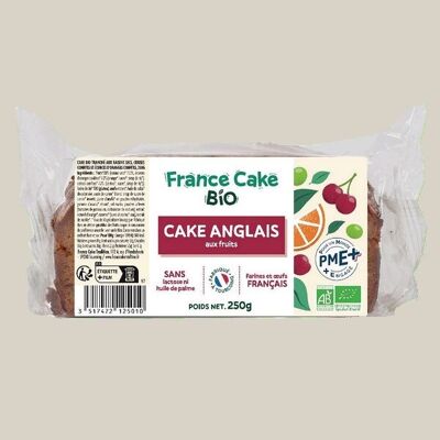 English sliced ​​fruit cake - France Cake Bio