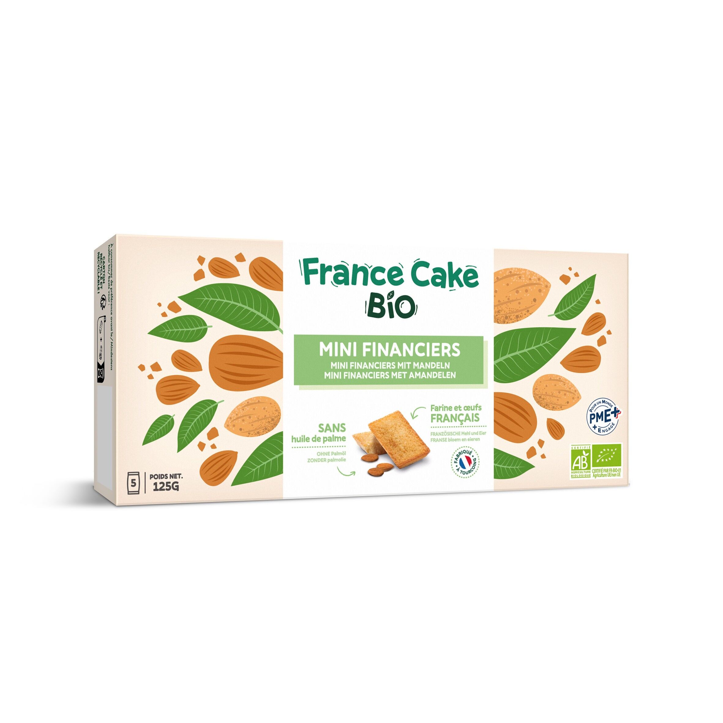 Finanziere alle mandorle - France Cake Bio