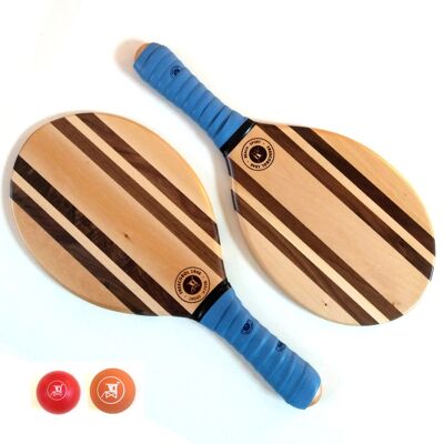 Frescobol Soft Blue Beach Racket Set