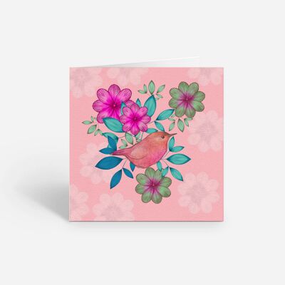 Cute Bird Greeting Card