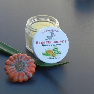 Organic balm with honey, aloe vera & donkey milk 15ml