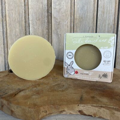 Savon de rasage au lait d'ânesse Bulle fraîcheur