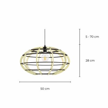 Suspension en bois de peuplier Sitane 4