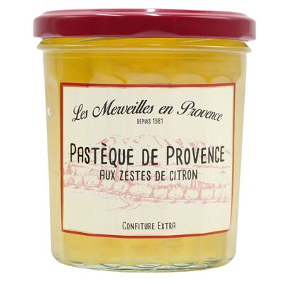 Watermelon from Provence with lemon zest