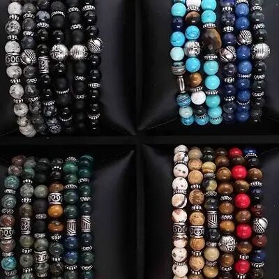 Elastic stone bracelets - Handmade