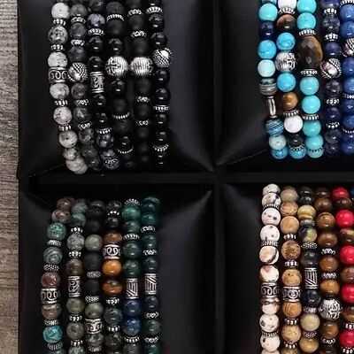 Elastic stone bracelets - Handmade