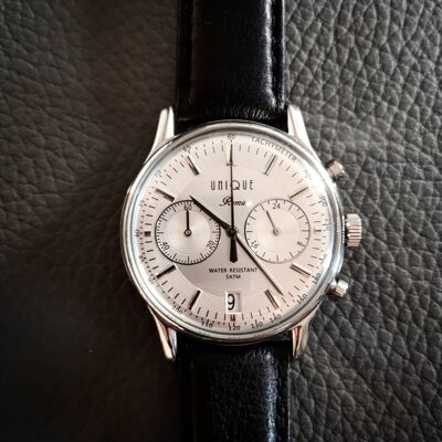 Uhr Roma Chrono Silber