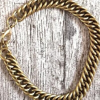 Raw bronze bracelet