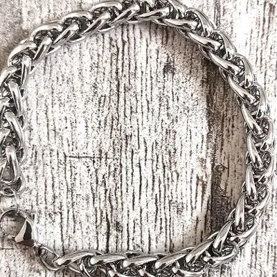Braid steel bracelet