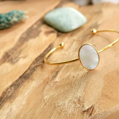 OLIVIA mother-of-pearl bangle